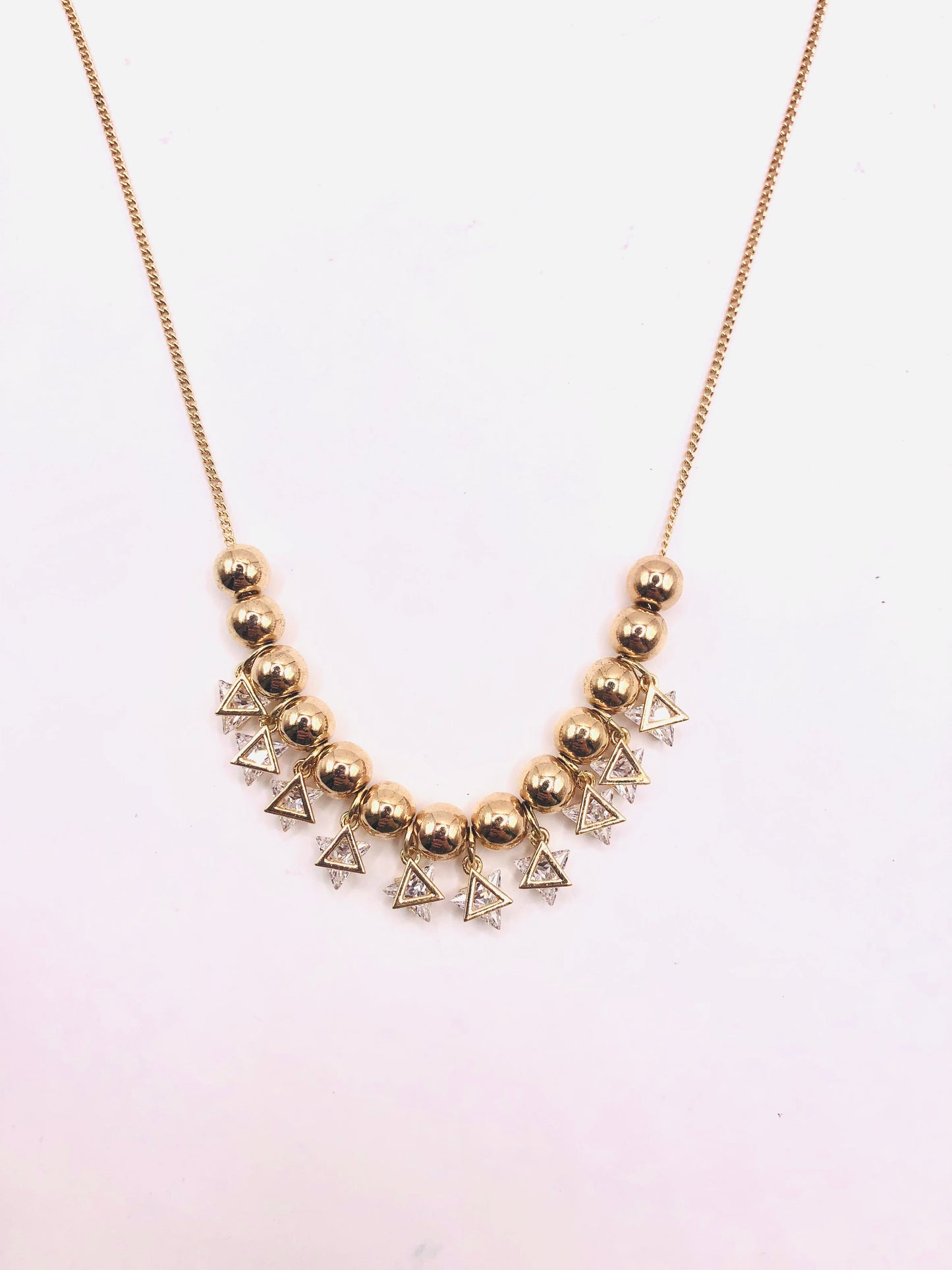 Geometric necklace