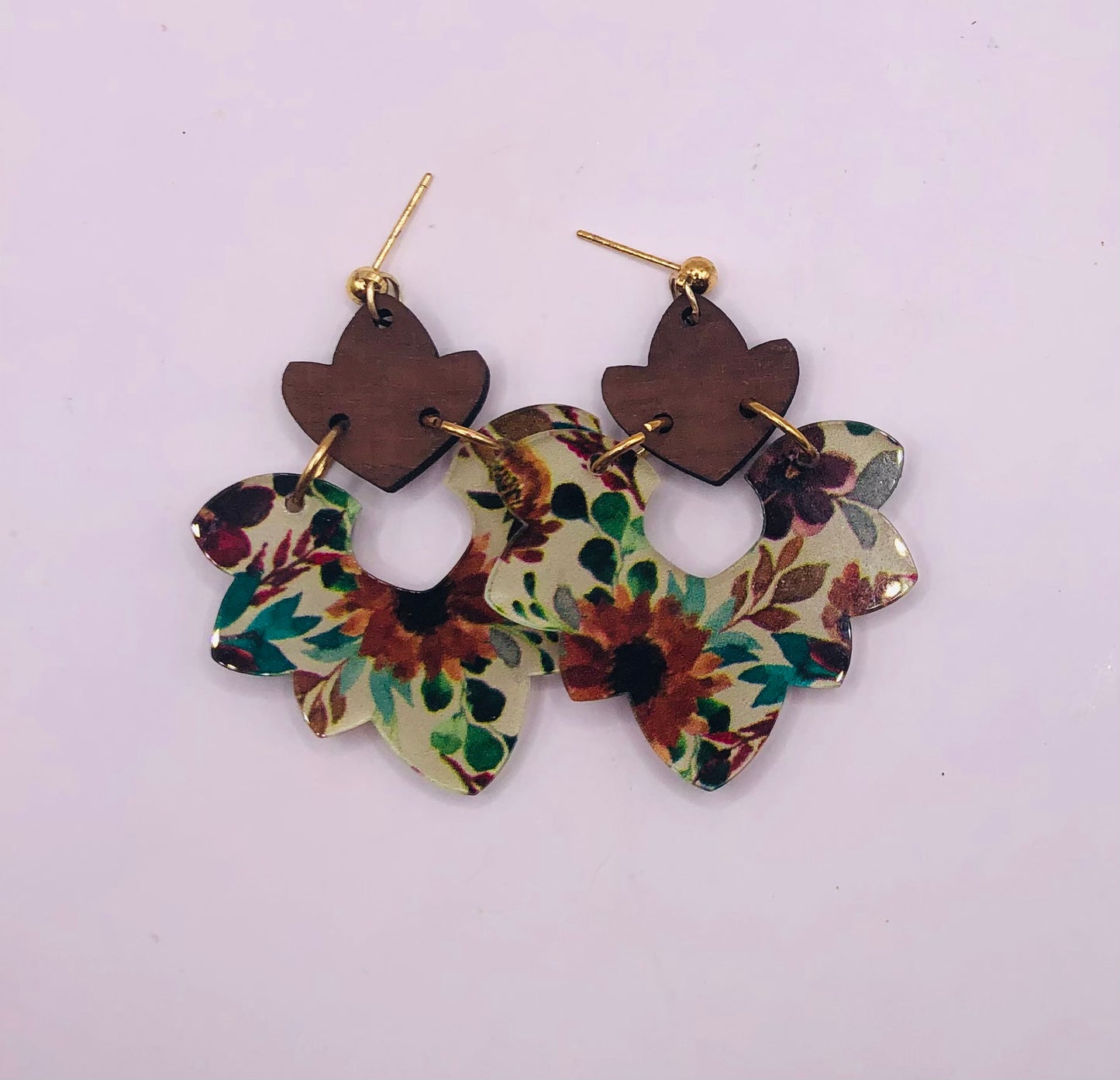 Floral earrings