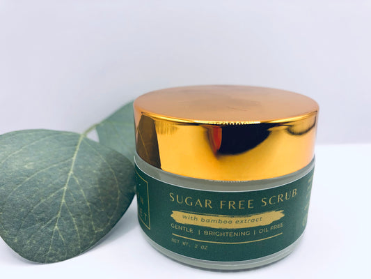 Sugar Free Face Scrub with Bamboo Stem Powder