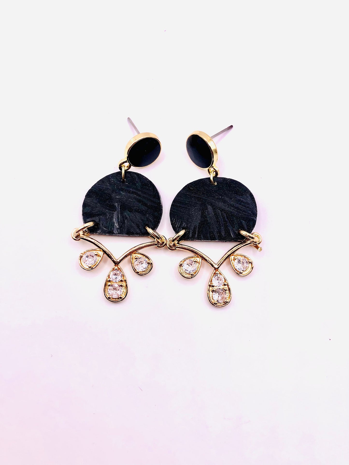 Crystal dangle drop earrings